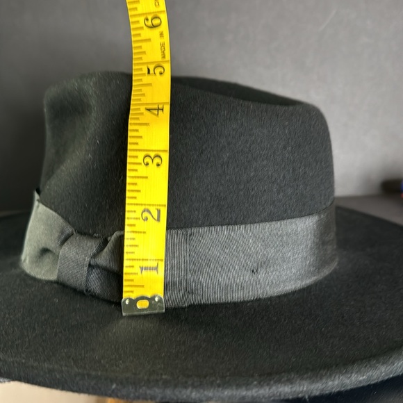 Vintage Epoch Black Wool Fedora Hat - Picture 14 of 16